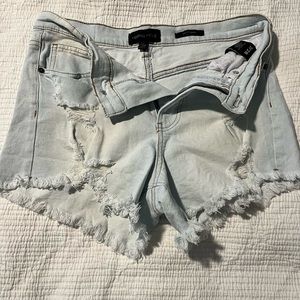 Light Wash Denim Shorts